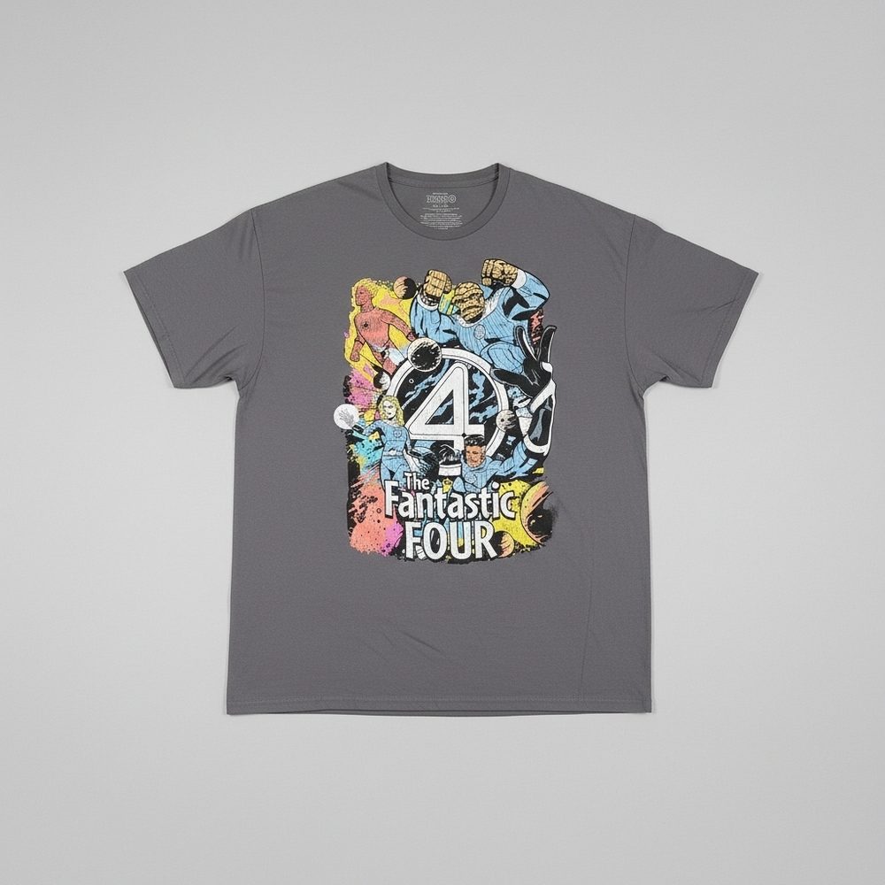 Gray Graphic T-Shirt Fantastic Four